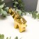 Souvenir ceramics "Elephant" gold 5.9x10.3x2.6 cm