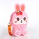 Bag's bag with lightning, pink color