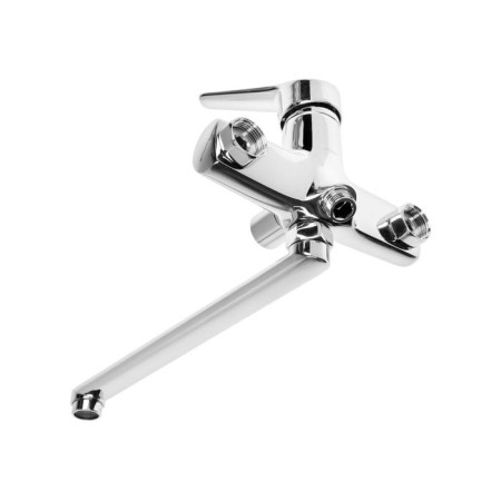 Accoona A7109 bath mixer, single -leaf, pouring 300 mm, with a shower set, chrome-2