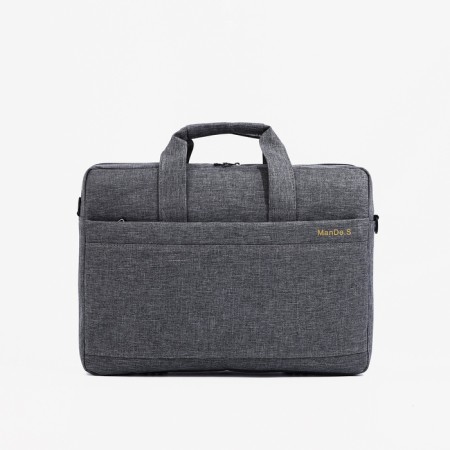 Laptop bag, gray color-3