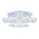 LED ceiling LED with Ambrella Light, Ice, FA2921, LED, 105 W, 7875LUM, 3000-6400K, white color