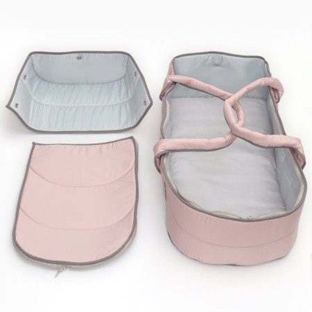 LULKARA-ONE for newborns "Assorted", pink color with gray-15