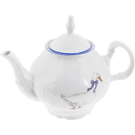 Tea Service 6/9 Bernadotte, Decor "Geese", 15 items-1