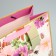 Gift package with a nameplate, packaging, "delicate flowers", 30.5 x 25.4 x 12.7 cm