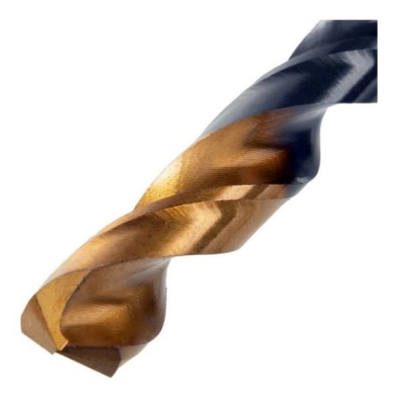Drill Denzel 717222, 10 mm, HSS-Tin, Golden Tip, 8 pcs.-2