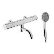 ACCOONA A62305 bath mixer, two -wound, thermostatic, shower, chromium