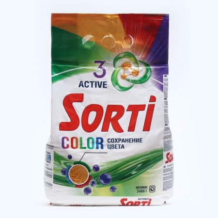 Washing powder Sorti Color, automatic, 2400 g