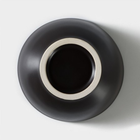 Porbone porcelain, 150 ml, d = 9 cm, h = 5 cm, black color-3