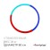 The hoop weighted onlitop "perfect silhouette", d = 80 cm, 1.8 kg, mix color