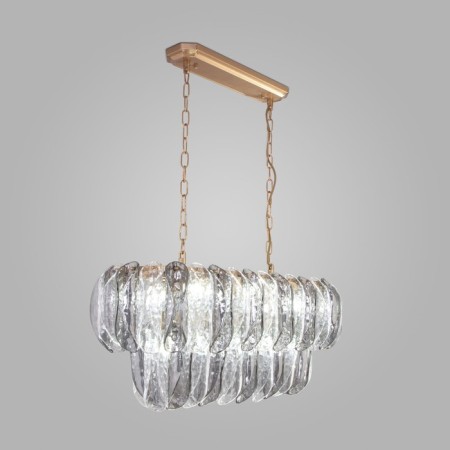 Suspended Bogate’s Callas 365/10, E14, 10x60W, 830x350x330 mm, brass color-1