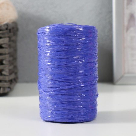 Yarn "for knitting washcloths" 100% polypropylene 400m/100 ± 10 g in the shape of a cylinder (ink)