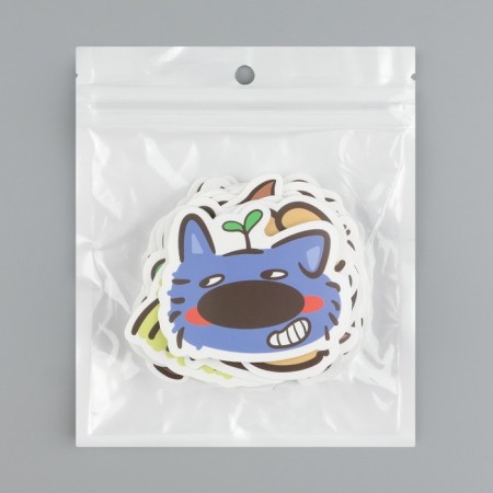 Stickers plastic "Funny pictures" set 60 pcs 10x12 cm-3