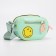 Bag's bag with lightning, external pocket, green color