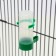 Drinker/bird feeder 10.5 x 3.5 cm, 90 ml, green