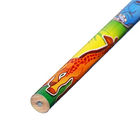 Pencil Chernographic Calligrata "Zoo", NV, with an eraser, round building-4