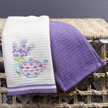 Set of kitchen towels Provence, size 40x60 cm,- 2 pcs