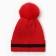 Children's hat minku, central red, rr 48-50