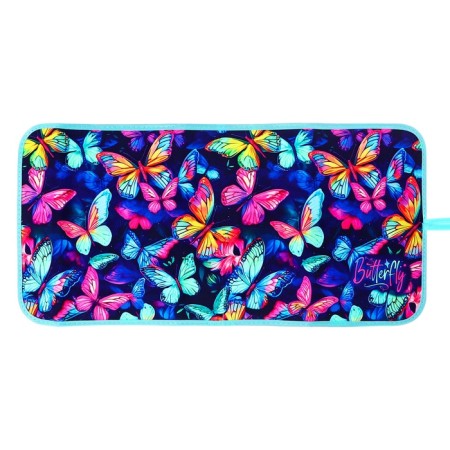 Penal soft twist, 220x460 mm, calligrata "butterflies", on lacing, 37 items, neon-6