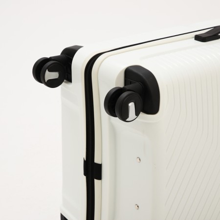 Big suitcase 28 ", lightning department, code castle, 4 wheels, white color-6