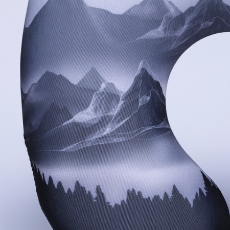 Pillow for travel Antistress "Mountains"-4