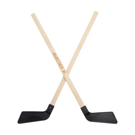 Set 2 clubs 3 hockey pucks "Master K", 73 cm, black-1