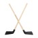 Set 2 clubs 3 hockey pucks "Master K", 73 cm, black