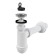 Siphon for the sink alcaplast a41, d = 40 mm, with stainless grade d = 63 mm