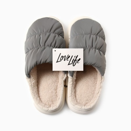 Male slippers, size 44-45, gray color-9