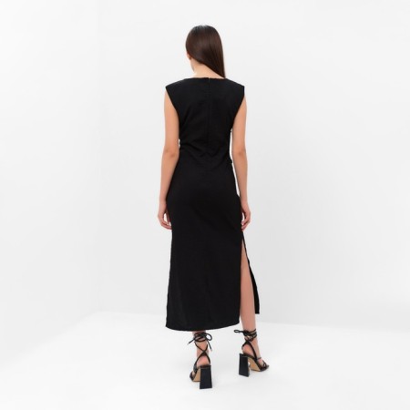 Women's dress with draping Mist Summer Time, Black, R.46-6