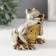 Souvenir Polystone "Surprised Frog" Light gold mix 10.3x6.3x8 cm