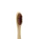 Middle bamboo toothbrush in the box, brown