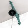 Bell souvenir cast iron "Angel in a circle" Green 22x7x16.2 cm