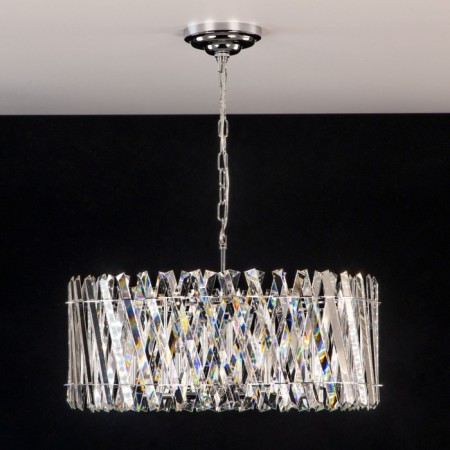 Suspendor Lamp Citilux "Ingvar" CL334281, 60x60x45 cm, 8x60W, E14, Gray Color-19