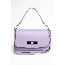 Women's bag, eco -leather, ludor purple, 27x10x18 cm
