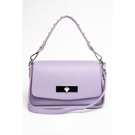 Women's bag, eco -leather, ludor purple, 27x10x18 cm
