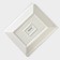 Porcelain dessert plate Magistro "Tandy", 20 × 16 cm, white color