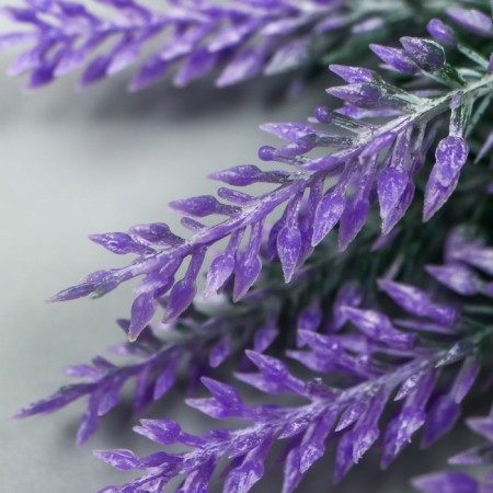 Artificial plant for the creativity of "lavender" 1 bouquet = 6 branches lilac 14 cm-3