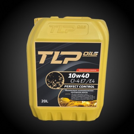 Motor oil TLP Perfect Control 10W-40 CI-4 E7/E7, synthetic, 20 liters