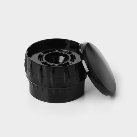 Mill for spices, plastic mechanism, 80 ml, black color-4