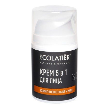 Facial cream 5 in 1 male Ecolatier "Complex Care", 50 ml-1