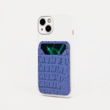 Cartholder on the phone Textura, skin kaiman, lilac color