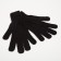 Female gloves, black color, size 18