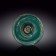 Deep plate Wilmax England Spiral, D = 24 cm, 200 ml, green color