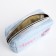 Cosmetic bag with lightning, blue color