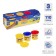 Plasticine on a plant basis 3 colors, 330 g, Jovi, dough in banks, for kids