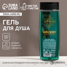 Shower gel Man Energy, 250 ml, aroma of freshness, pure happiness