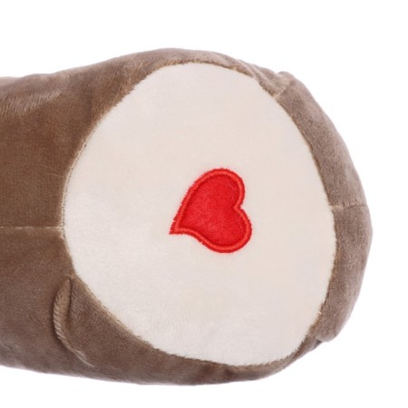 Soft toy "Bear Lary", 85 cm, beige-gray color-4