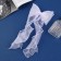 Hair clip "Schoolgirl" bow, 13x32 cm, lilac