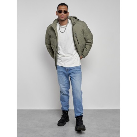 Sports male winter, size 56, khaki color-13