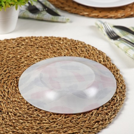 Dessert plate TiRana Pink, D = 19.5 cm-2